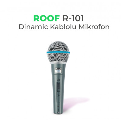 Roof R-101 Dinamik Kablolu Mikrofon