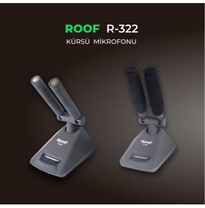 Roof R-322 Kürsü Mikrofonu İkili Model